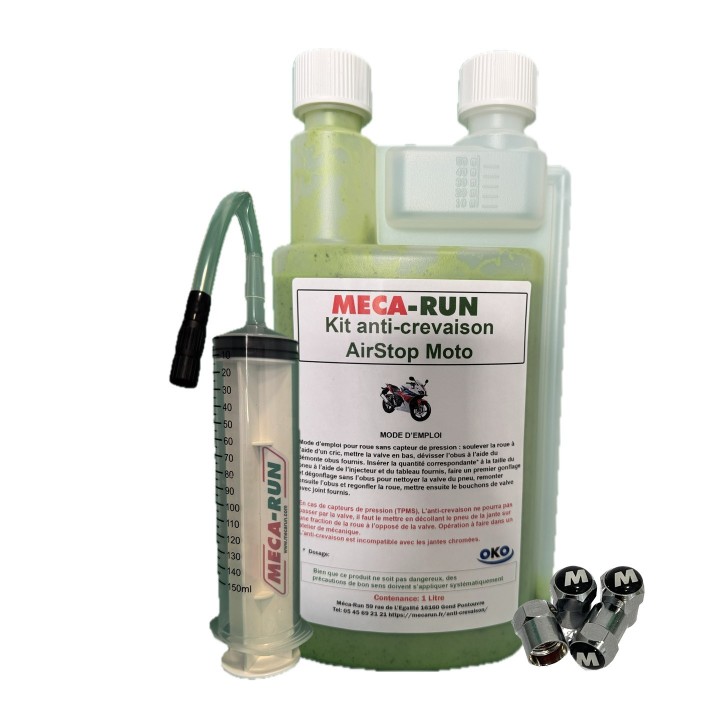 Kit anti-crevaison Air-Stop Moto