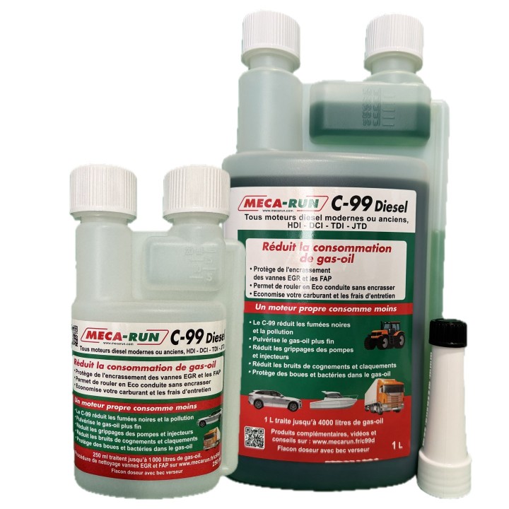 C99 Diesel 1 Litre + Flacon vide 250ml